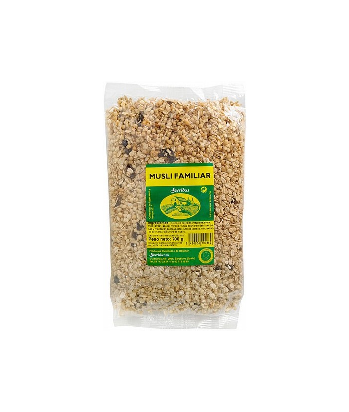 Musli Familiar Sello Verde

El muesli es un alimento del grupo de los cereales, típicamente de desayuno, aunque también se co