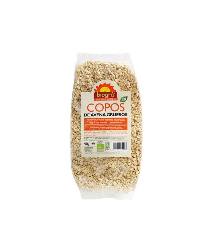 BIO.COPOS DE AVENA GRUESOS 500 Gr.