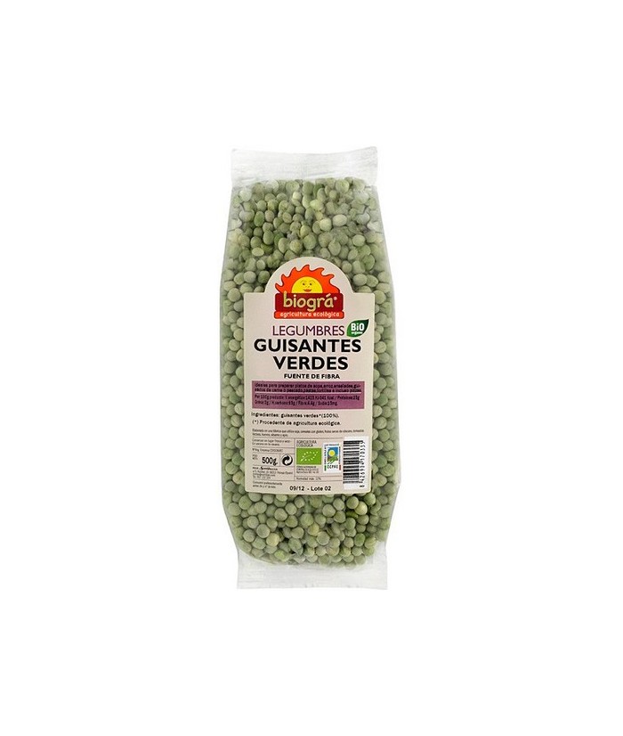 BIO.GUISANTES VERDES 500 Gr.