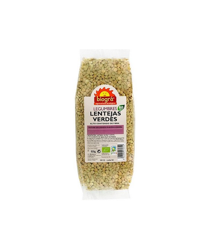 BIO.LENTEJAS VERDES 500 Gr