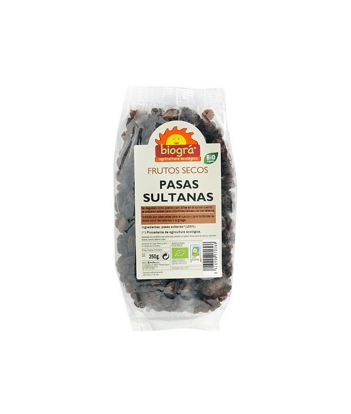 BIO.PASAS SULTANAS  250 Gr.