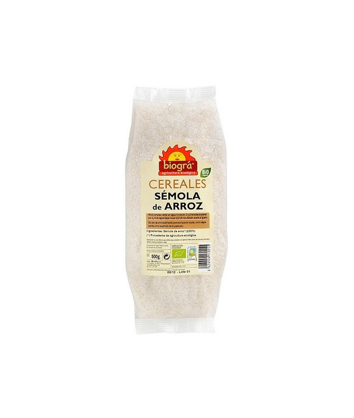 BIO.SEMOLA DE ARROZ 500 Gr.