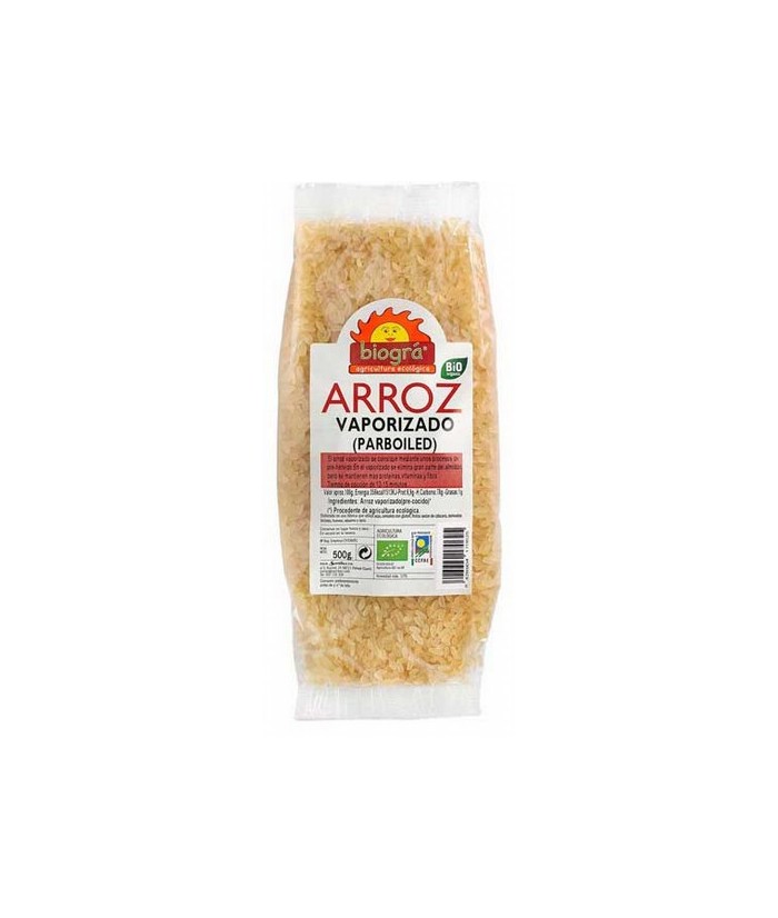 Arroz Parboiled (Vaporizado) 500g

El Arroz Vaporizado (Parboiled) de Biográ está parcialmente cocido con vapor de agua y pos