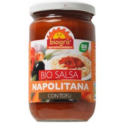 Salsa napolitana con tofu

Deliciosa salsa elaborada con ingredientes y hortalizas cultivadas con métodos ecológicos certific
