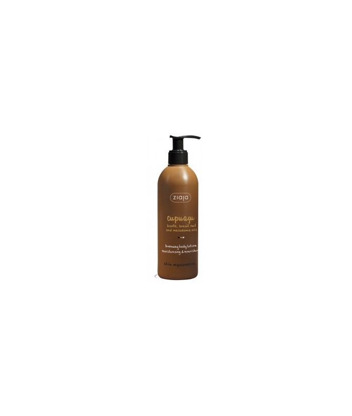 Cupuazú Loción corporal bronceadora 
El Cupuaçu tiene propiedades antioxidantes, fibra, hierro, fósforo y proteínas y es rico 