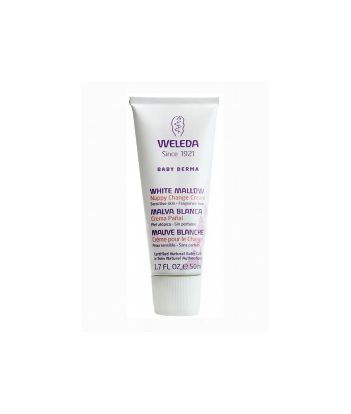 WE.CREMA PAÑAL MALVA BLANCA 50 ml.