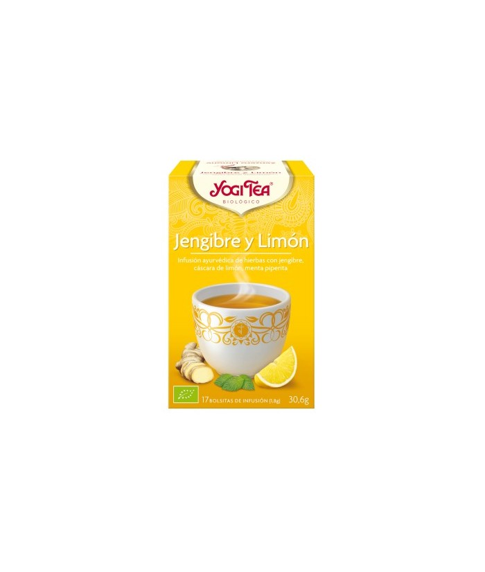 YG.YOGI TE JENGIBRE Y LIMON BIO 17 sobres