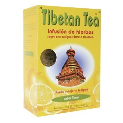 DESCRIPCIÓN DEL PRODUCTO
Tibetan Tea con Sabor a Limón Combinación de hierbas naturales, según una antigua fórmula tibetana. L