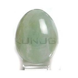 Huevo decorativo de Jade pulida.
Medidas aproximadas de la pieza 60mm. y diámetro 40mm.