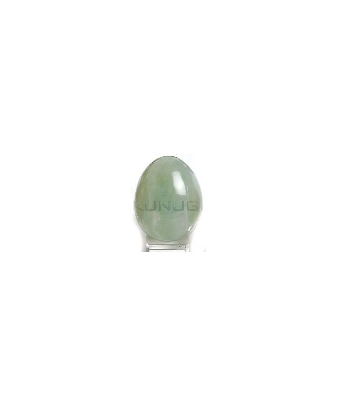 Huevo decorativo de Jade pulida.
Medidas aproximadas de la pieza 60mm. y diámetro 40mm.