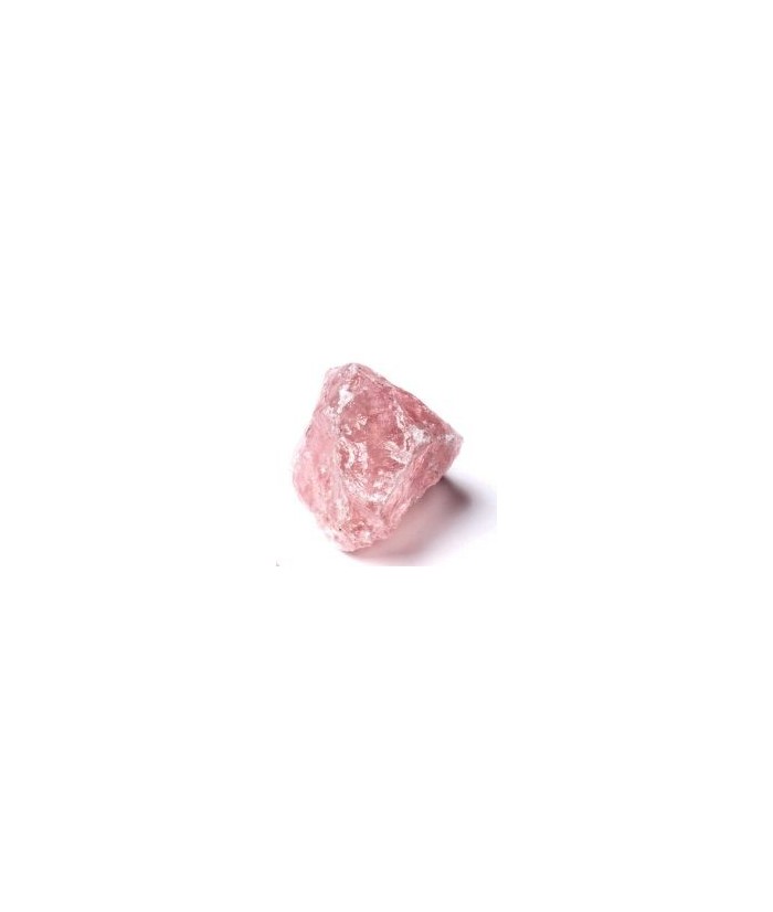Trozos masivos de cuarzo rosa procentes de Sudáfrica.

  Pertenece al sistema de cristalización trigonal y, habitualmente se 