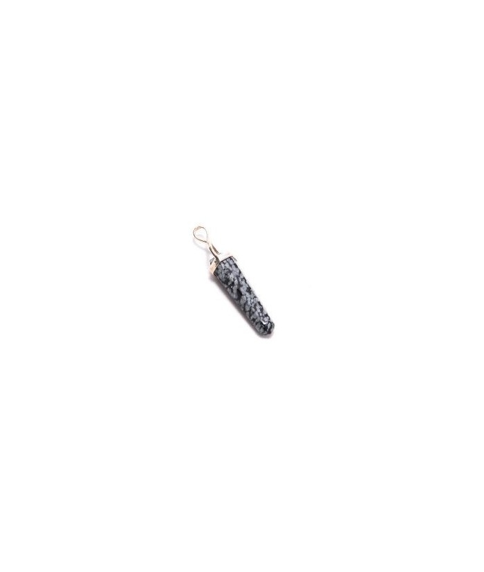 KU.COLGANTE PUNTA BITERMINADA OBSIDIANA NEVADA