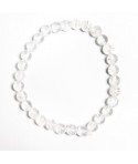 Pulsera Bola 8 mm Cristal de Roca.