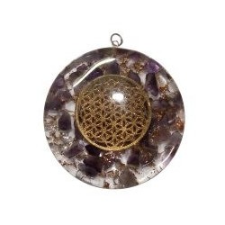 Colgante de Orgonita flor de la vida. Montado en Cuarzo y Amatista.
Artículo procedente de India.
ENGARCE PLATA