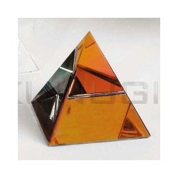 Pirámide de Cristal irisado 50 x 50 mm.