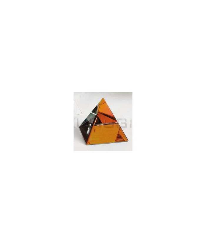 Pirámide de Cristal irisado 50 x 50 mm.