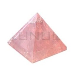 Pirámide de Cuarzo Rosa pulida.
Medidas: 20 / 30 mm.