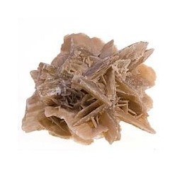 Especímenes de Rosa del Desierto, selenita, cristalizada procedente de Túnez.

Pertenece al sistema de cristalización monoclí