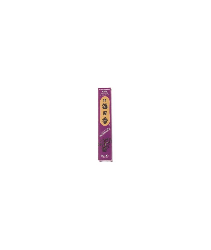Cantidad : 50 barritas
Duración : 30 minutos
Fragancia : Almizcle
Musk, en castellano almizcle. Es un aroma animal que antes