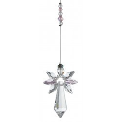 Cristal Swarovski ® Elements y cristal austriaco, ángel de 5,5cm, cable de metal
Medidas : 18 cm
Este encantador ángel de cri