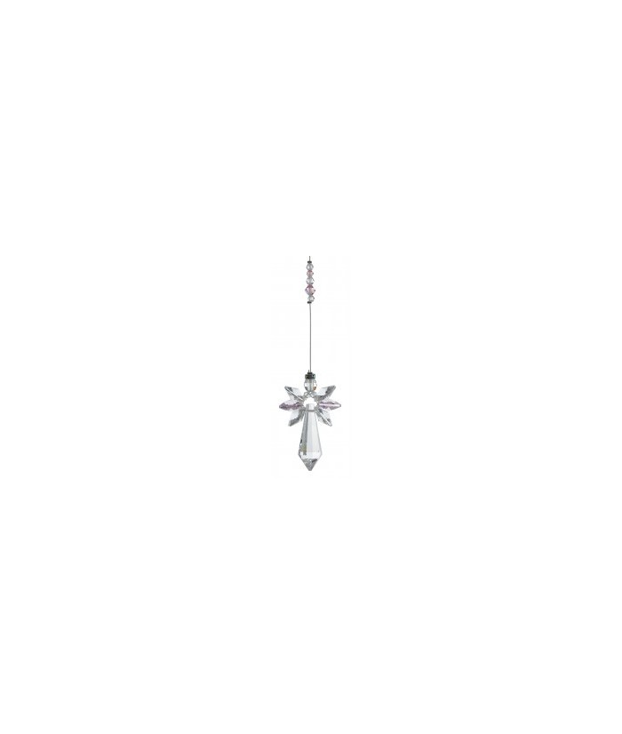 Cristal Swarovski ® Elements y cristal austriaco, ángel de 5,5cm, cable de metal
Medidas : 18 cm
Este encantador ángel de cri