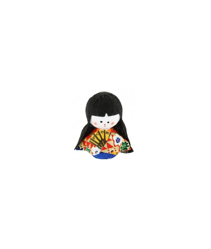 4,8 cm, papel-maché
Made in : Japan
Kaguyahime es uno de los personajes del cuento japonés del siglo X el Cortador de Bambú. 