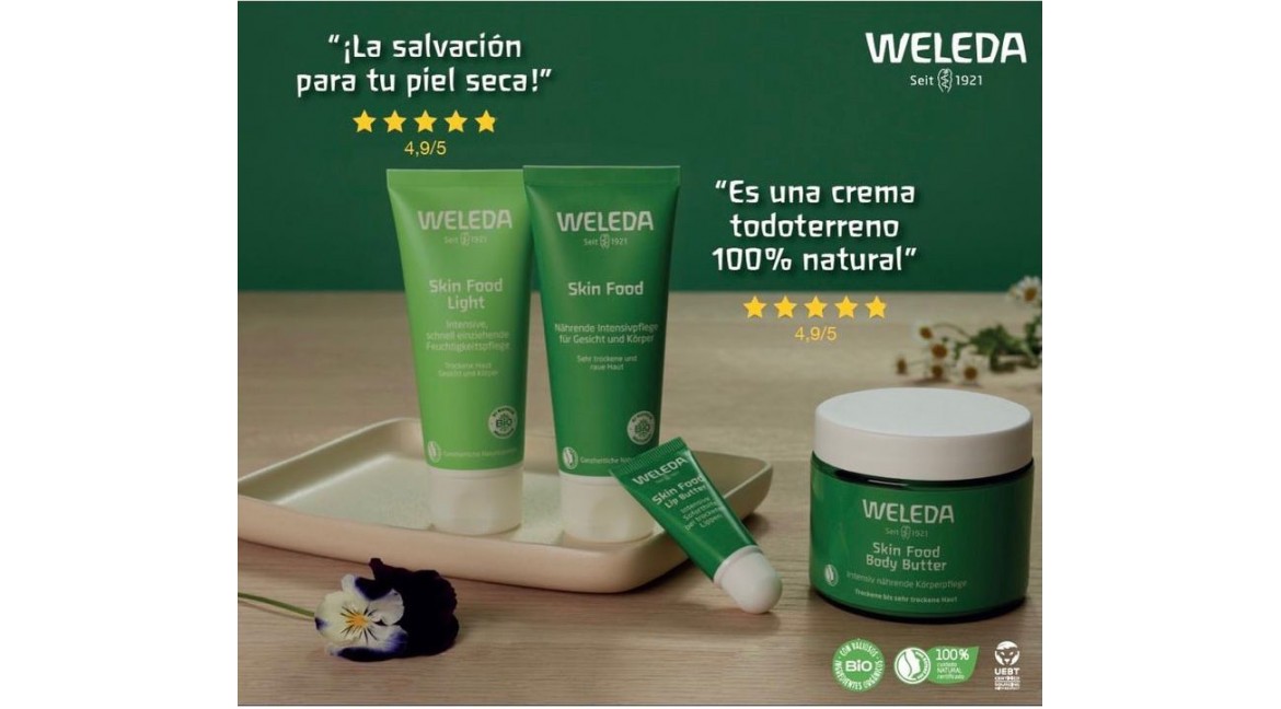 SKIN FOOD WELEDA