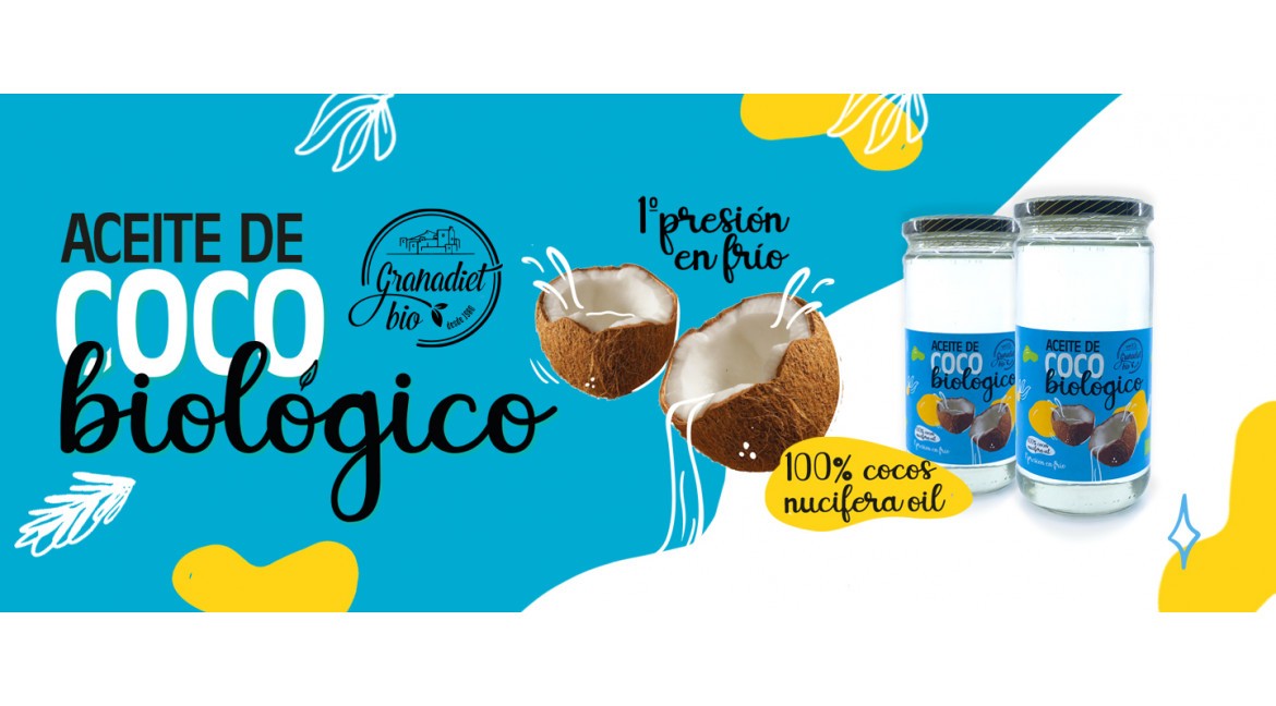 ACEITE DE COCO PURO BIOLOGICO GRANADIET